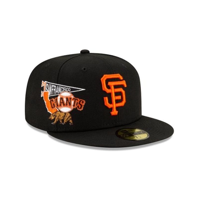 Sapca New Era San Francisco Giants MLB City Patch 59FIFTY Fitted - Negrii